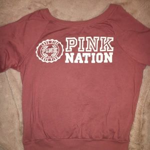 PINK lightweight sweatshirt